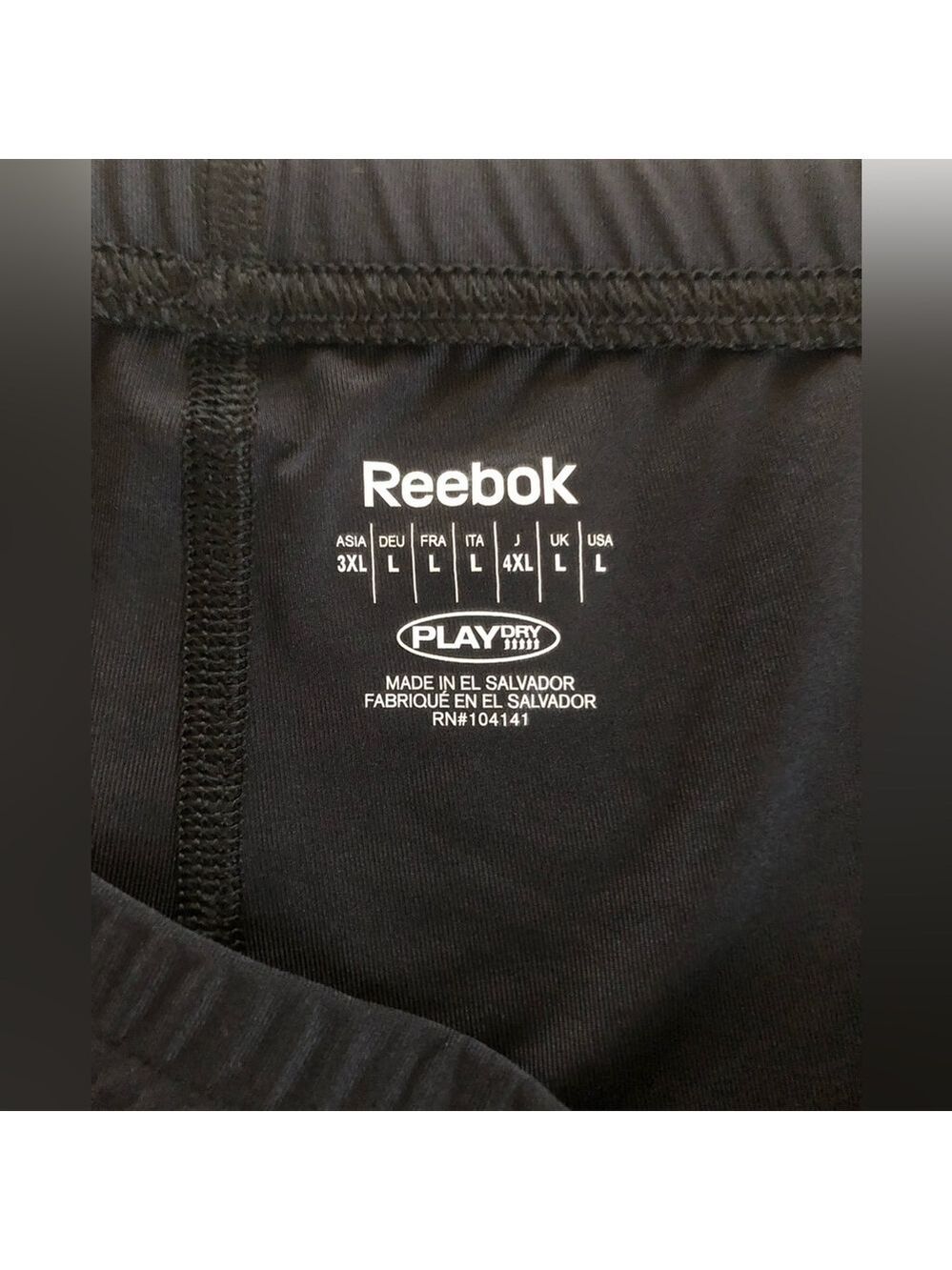 NWT Reebok Size Large Compression Shorts - Picture 5 of 7